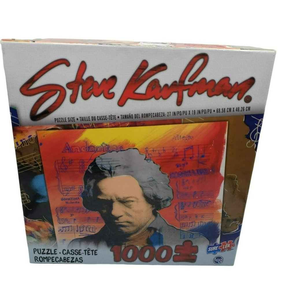 Beethoven by Steve Kaufman 1000 Piece Puzzle Musical‎ Music NWT